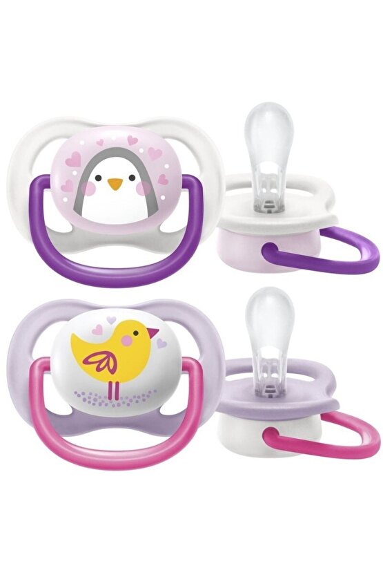 Philips Ultra Air Animals 2li Emzik 0-6 Ay - Kız