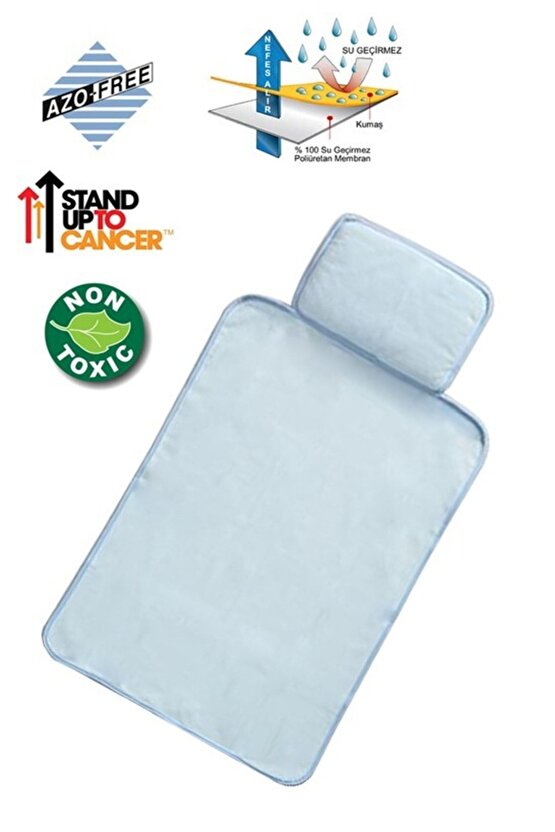 HD GİYİM Sema Baby Pratik Alt Açma Minderi - Mavi