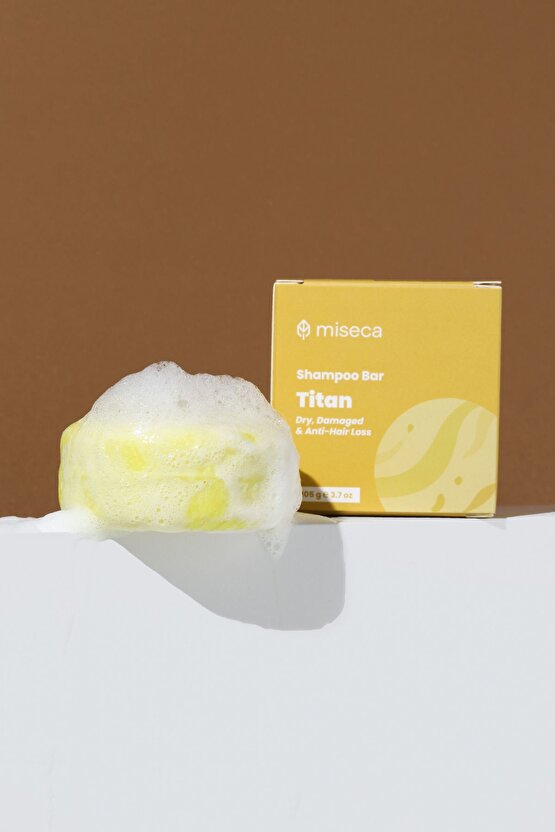 Titan Katı Şampuan Kuru, Yıpranmış Ve Dökülen Saçlar 105 G