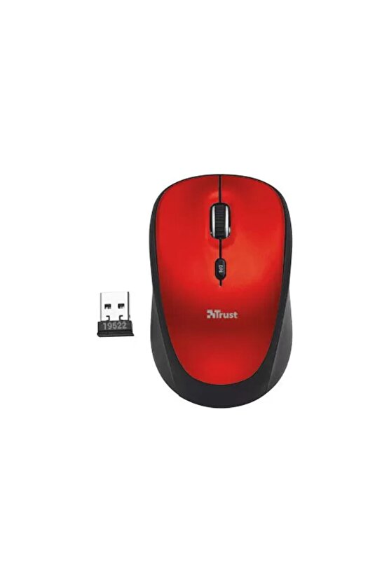 19522 Yvi Kablosuz Mouse Kırmızı