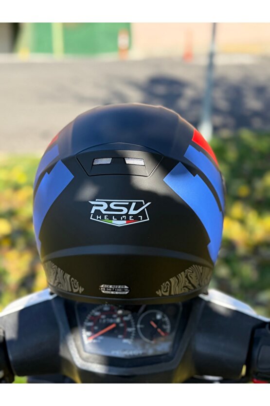 Rsv-helmet Fullface Kask Renkli Vizörlü