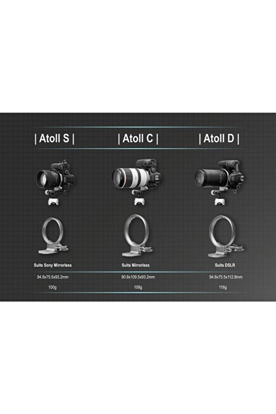 Corner Atoll C Vertical Maunt (silver)