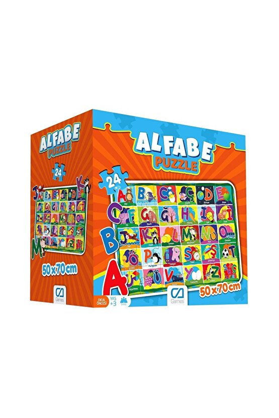 5027 Alfabe Yer Puzzle -CA Games