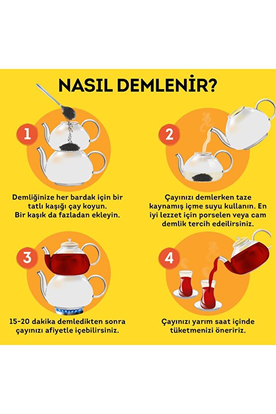 Yellow Label Loose Dökme Siyah Çay 1000 gr