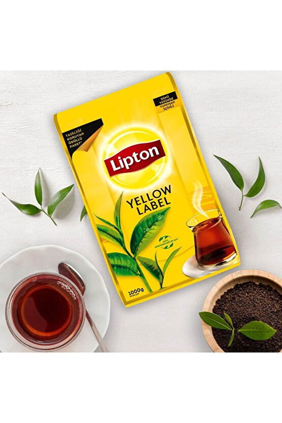 Yellow Label Loose Dökme Siyah Çay 1000 gr