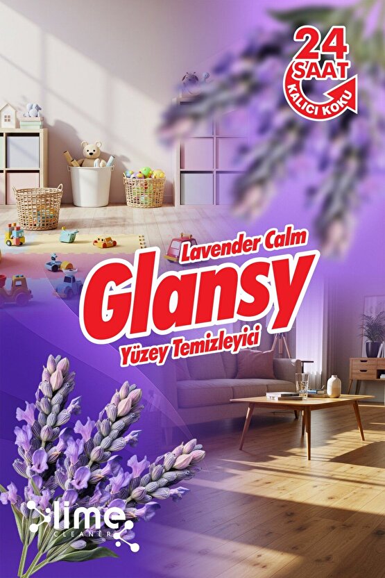 Evde Yenileyici Lavanta Esintisi | Ultra Güçlü Yüzey Temizleyici Temizlik 20 Lt