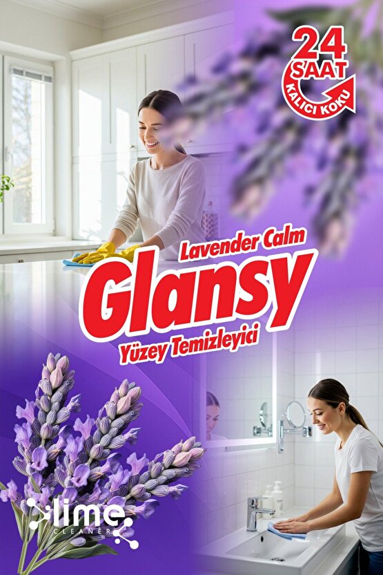 Evde Yenileyici Lavanta Esintisi | Ultra Güçlü Yüzey Temizleyici Temizlik 20 Lt