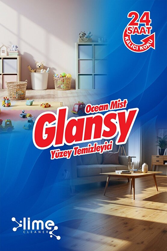Evde Yenileyici Okyanus Ferahlığı | Ultra Güçlü Yüzey Temizleyici Temizlik 20 Lt