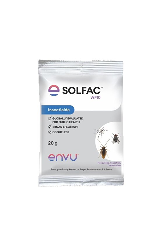 Pire - Kene - Bit - Genel Haşere Ilacı Böcek Ilacı *50 gr * Solfac Wp 10