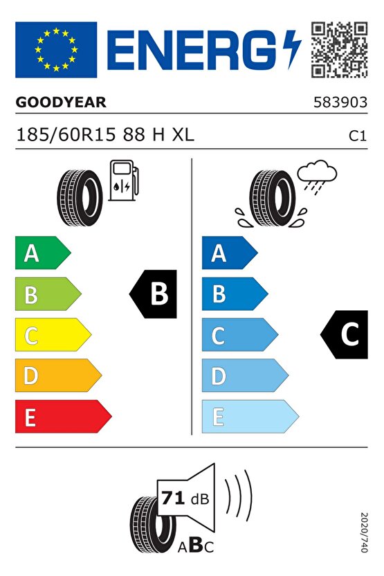 18560R15 88H EAGLE SPORT 2 XL - GOODYEAR