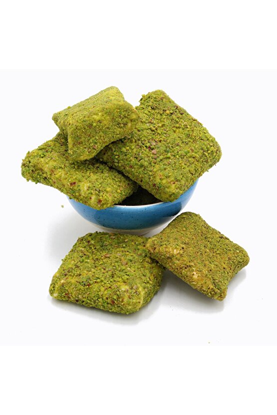Toz Antep Fıstıklı Bohça Lokum-glutensiz-tatlandırıcı Içemez-doğal Enfes Lezzet (400 GR)
