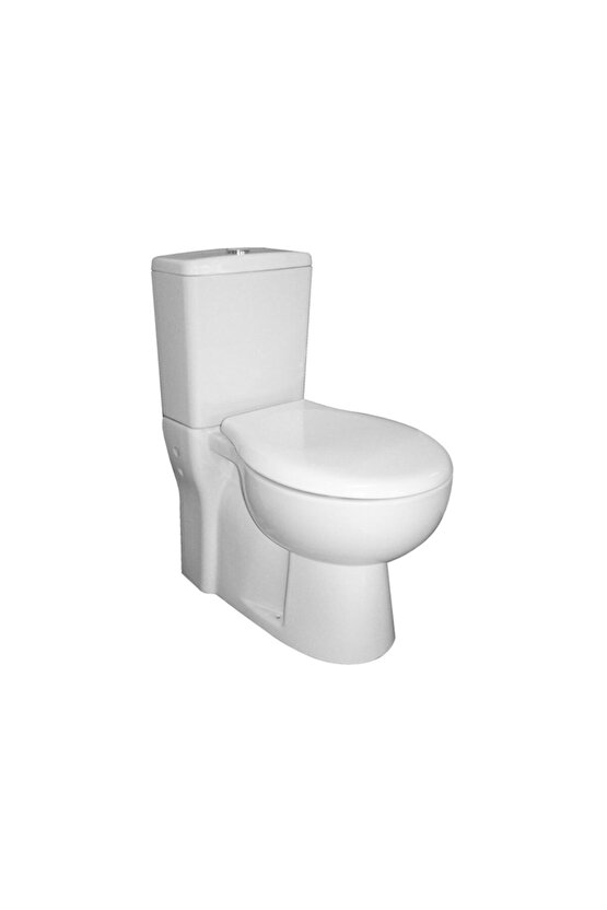 Likya Duvara Sıfır Klozet Set ( Klozet + Rezervuar + Klozet Kapağı + İç Takım + Flex + Körük )