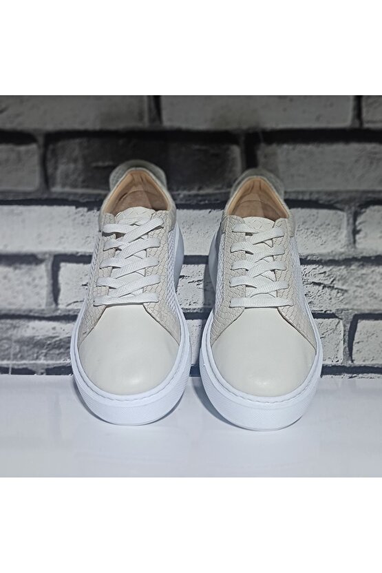 %100 HAKİKİ DERİ SPOR AYAKKABI (SNEAKERS)