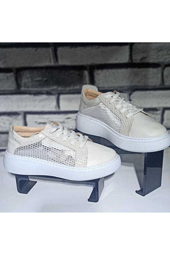 %100 HAKİKİ DERİ SPOR AYAKKABI (SNEAKERS)