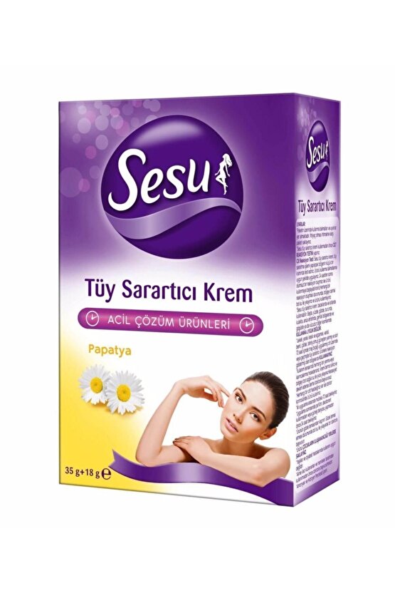 Tüy Sarartıcı Krem 35 gr 18gr = 53 gr Paket 1 Adet