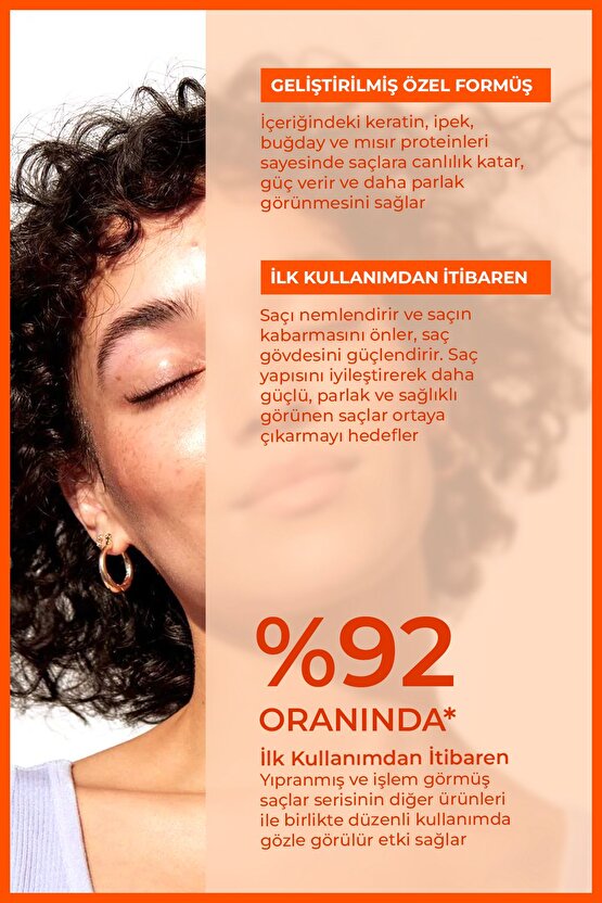 Kırmızı kil saç maskesi, detoks etkili, nemlendirici ve hacim kazandırıcı etki 250 ml