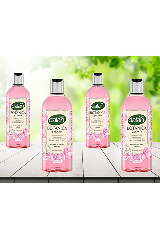 Botanica Duş Jeli Şakayık 500 ml 4 adet