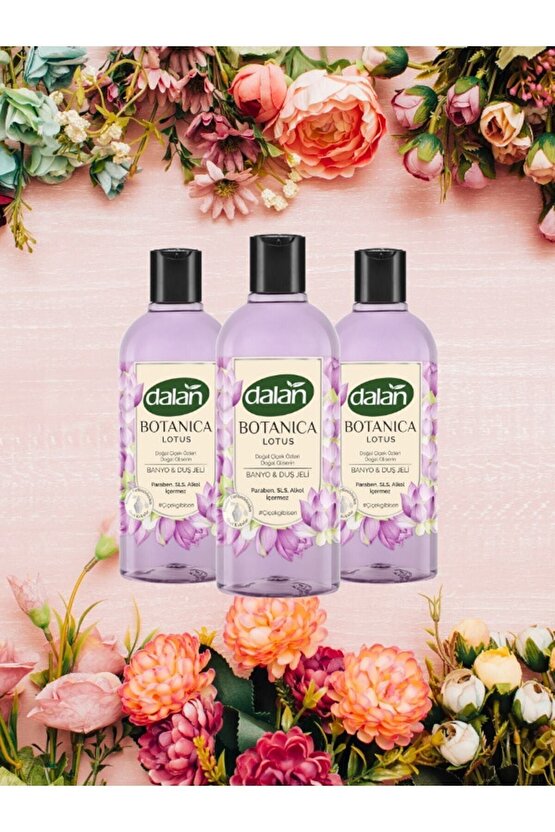 Botanıca Duş Jeli Lotus 500 Ml X 3 Adet