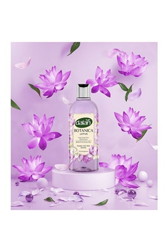 Duş Jeli Doğal Çiçek Özleri Doğal Gliserin Botanıca Lotus 2 Adet X 500 Ml