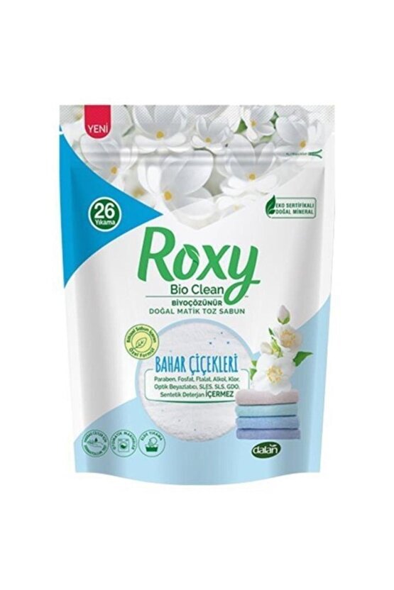 Roxy Bio Clean Bahar Çiçekleri Toz Sabun 3 X 800 G