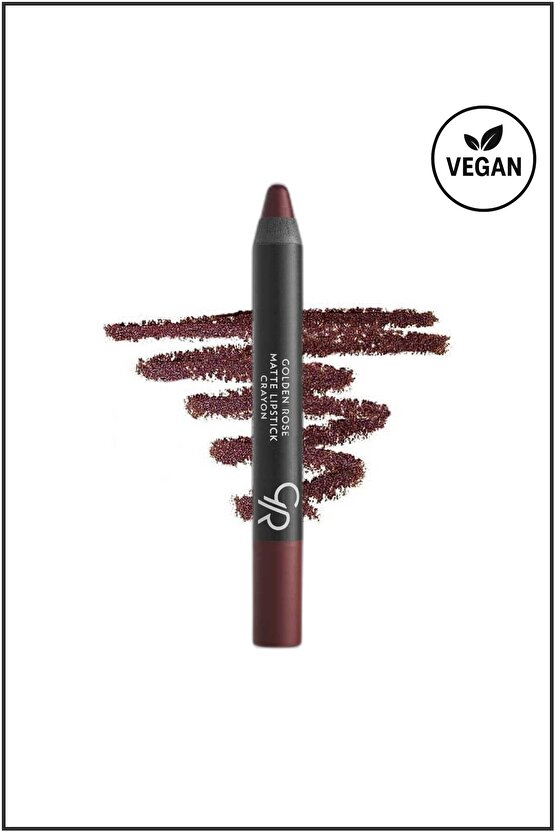 Matte Lipstick Crayon No: 01 Chocolate Brown - Mat Kalem Ruj