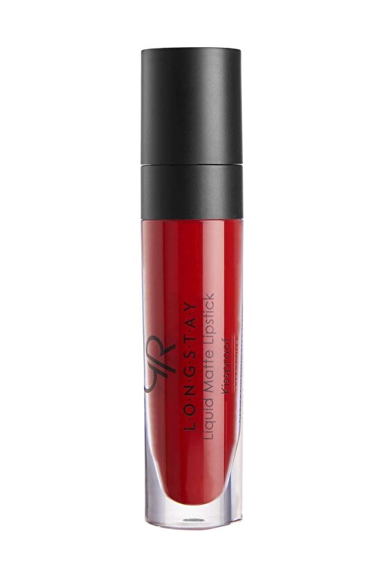 Longstay Liquid Matte Lipstick No: 18 Dark Red - Uzun Süre Kalıcı Likit Mat Ruj