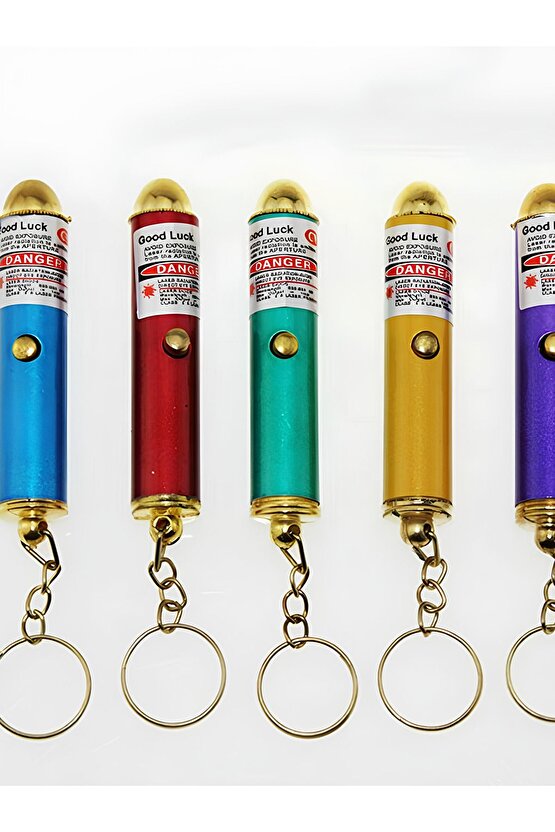 Kedi Oyuncağı Kırmızı Lazer & Beyaz Işık - 3 Adet Pil ve Yedek Başlık Hediyeli