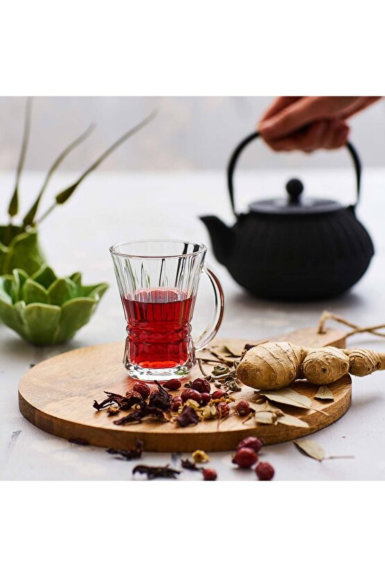 Venüs 6lı Kulplu Çay Bardağı