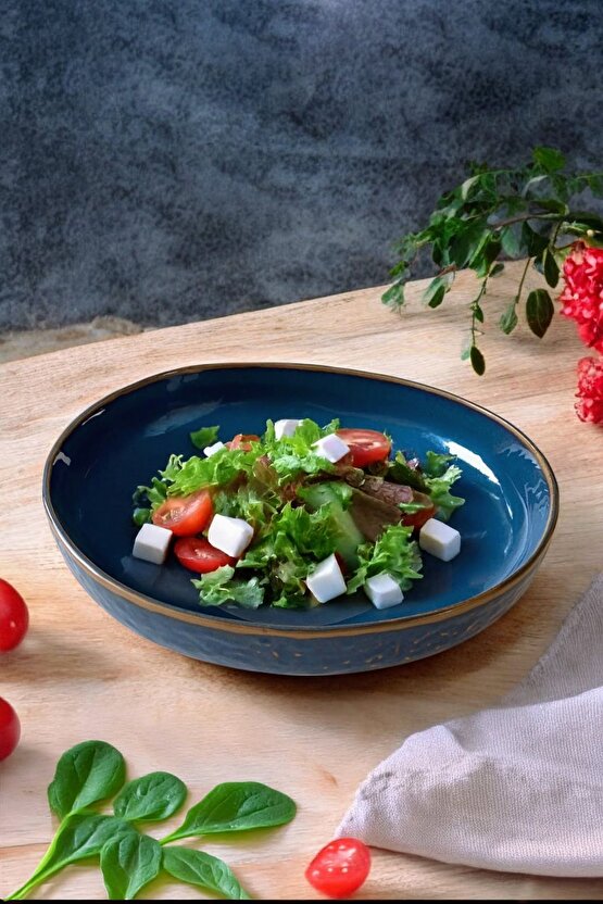 Punto Porselen Salata ve Makarna Tabağı Çukur Tabak 26cm 1 Adet