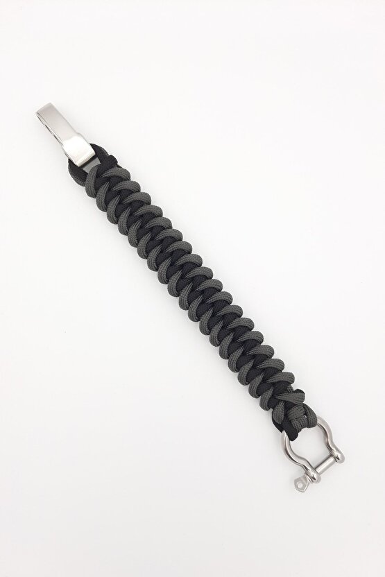Çelik Vidalı Kapama Paracord Bileklik