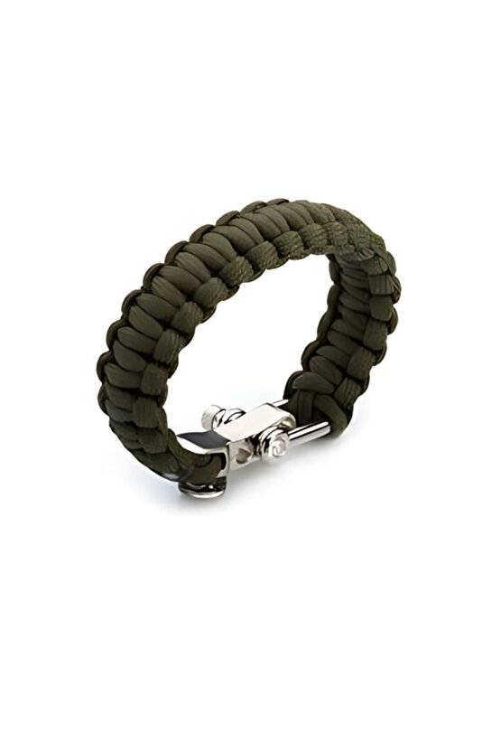 Paracord Paraşüt Ipi Outdoor Bileklik 3 Kademeli U Klips