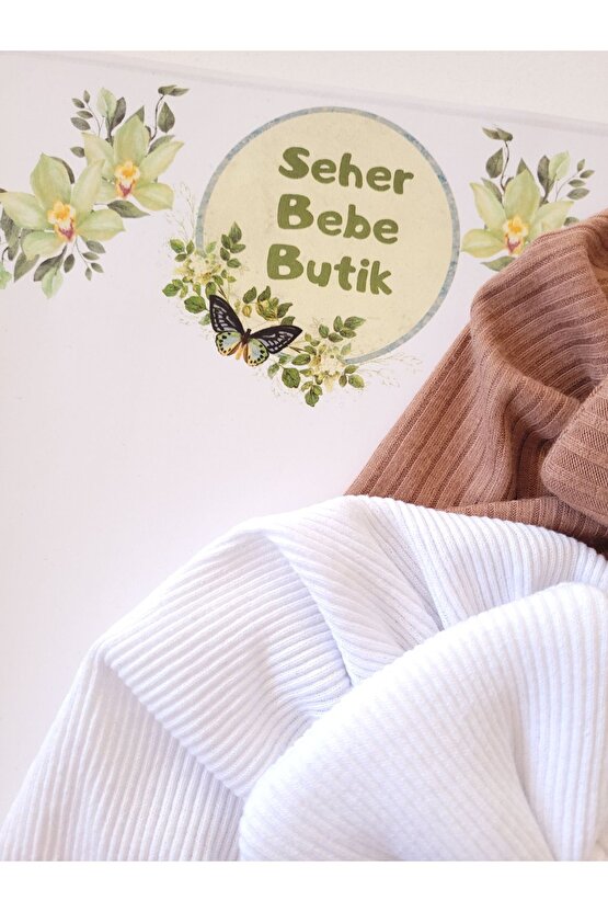 Kız Bebek & Çocuk Renkli Fiyonklu Bone 3Lü Set