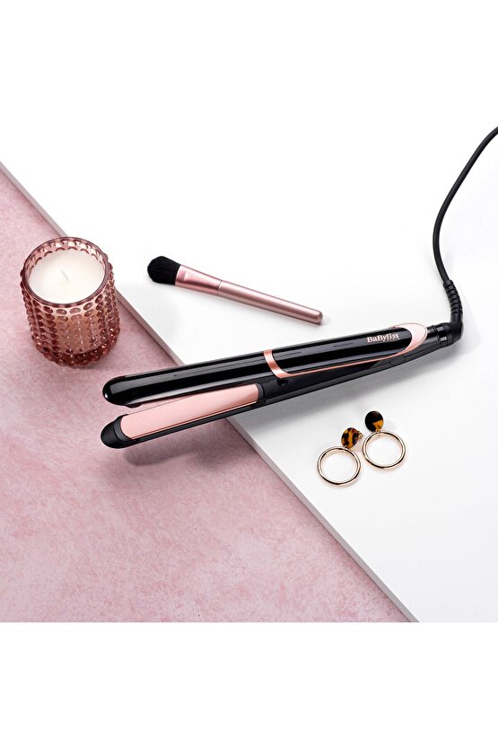 Saç Düzleştirici Salon Straight, 235 Derece, Advanced Ceramics Isı Sistemi, 6 Isı Ayarı, ST391E