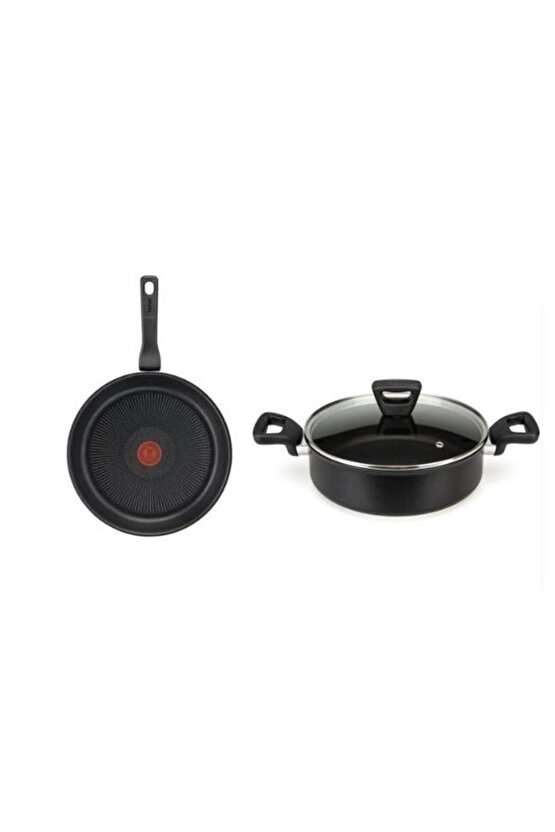 2lı Set (3X TITANIUM FORCE KISA TNC 24CM 3X TITANIUM FORCE TAVA 24CM)