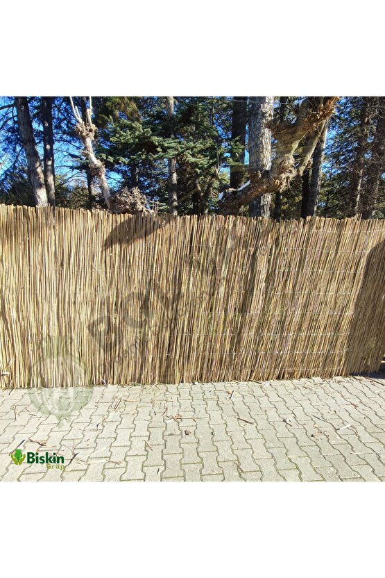 2x5m Misina Örgü Kamış Çit Dekoratif
