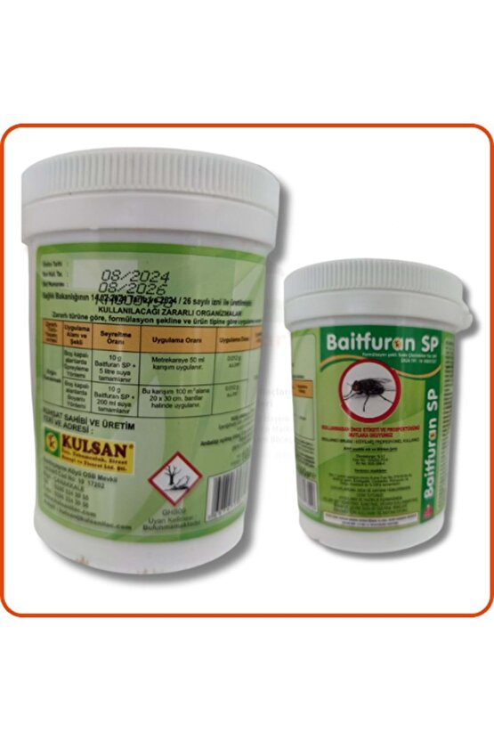 Baitfuran SP Suda Çözülebilen Karasinek Tozu| 100 Gram