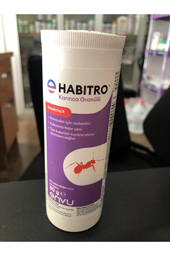 2 Adet Karınca Ilacı Habitro Karınca Beyaz Toz Granülü 80gr