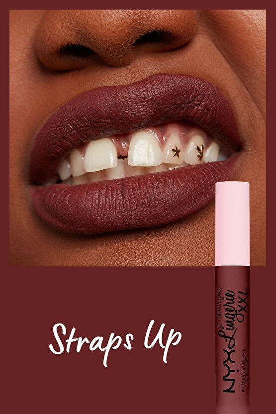 Likit Mat Ruj - Lip Lingerie Xxl Matte Liquid Lipstick Straps Up