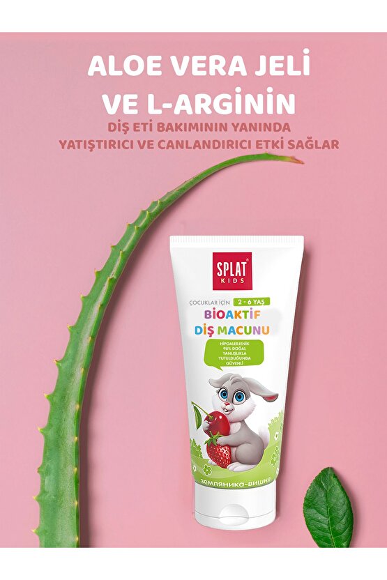 Diş Macunu Çocuk 2-6 Yaş Çilek Kiraz 50 ml