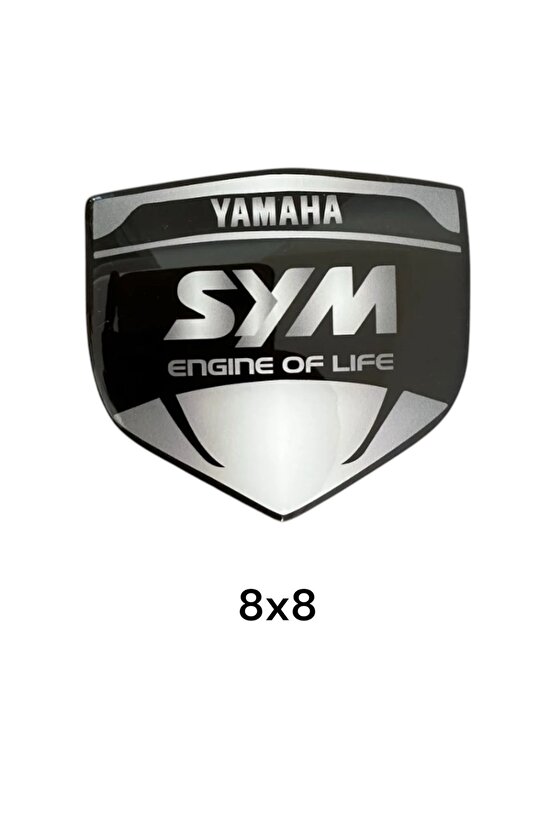 YAMAHA SYM 8x8 CM DAMLA STİCKER ÖN SPERLİK