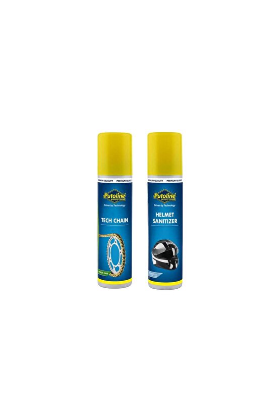 75 ML zincir yağ ve 75 ML kask temizleme (Seyahat Seti )