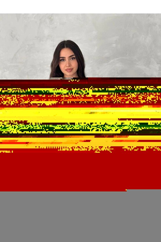 Kadın Kısa Kollu V Yakalı çiçek Baskılı Süprem Elbise