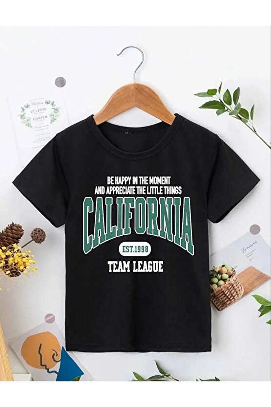 Erkek Çocuk Baskılı T-Shirt - Siyah