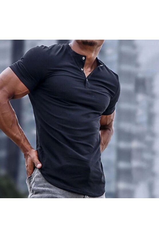 Kadın Kısa Kollu Hakim Yaka Önü Düğmeli Viskon Bluz