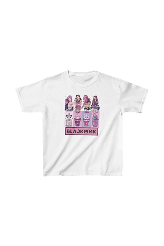Unisex Çocuk Baskılı T-Shirt - Beyaz