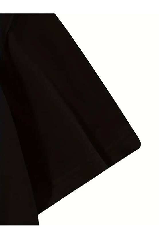 Büyük Beden Erkek Whatever Baskılı Tişört, Oversize Erkekler İçin Yaz Modası Kısa Kollu Tişörtler