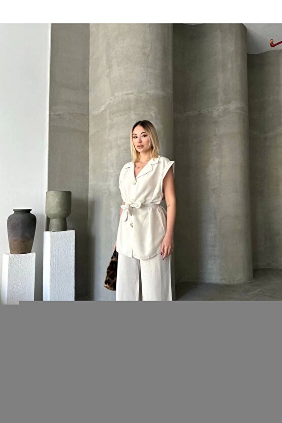 201 Penye Compack Pembe Panter Baskılı Oversize Bisiklet Yaka Kısa Kol Yazlık T-shirt - Beyaz