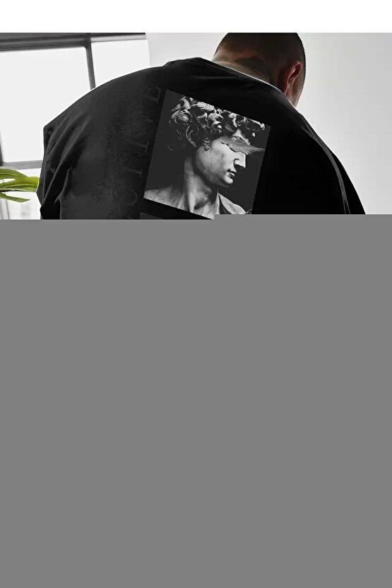 Baskı Erkek Oversive Tişört, Grafik Tişört Erkek Yazlık Outdoor Kıyafetleri, Sporda ve Günlük Giyime