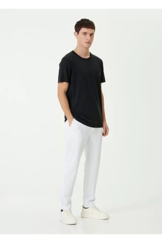 Moda Shop & Butik Unisex Basic Bisiklet Yaka Regular T-shirt - Siyah