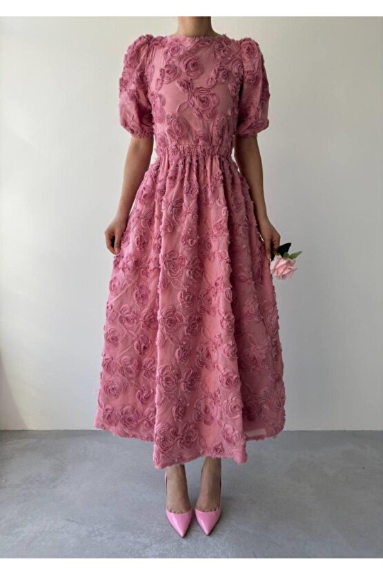 Moda Shop & Butik Wear Sırt Bağlama Detaylı Elbise